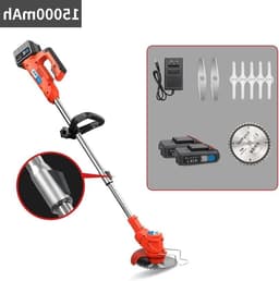 Elektrische grasmaaier - Oplaadbare maaier - Tuinonderhoud - Multifunctioneel ontwerp - 1.0 eenheid - Oranje — thumbnail 1