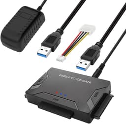 USB naar SATA Adapter - Externe Harde Schijf Kabel - Data Overzetten - Plug and Play — thumbnail 3