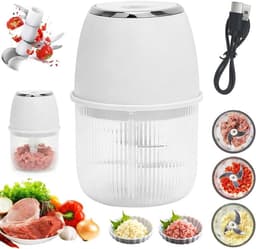 Keukenmachine - Compacte Hulp - Eten Bereiden - Krachtige Motor - 1.5 Liter - Zwart — thumbnail 1