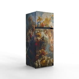 NUNKI MEDIUM-AVERS / Dubbel-Deurs Koelkast, E Klasse, 206l, Versailles, Satin (ALL sides) — thumbnail 4