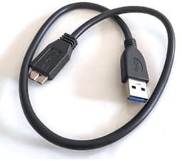 Oneay Draagbare harde schijfkabel met MicroUSB 3.0 B-interface, geschikt voor externe harde schijven van 2,5 inch met een capaciteit van 4 TB of minder, voor snelle lees- en overdrachtssnelheden. — thumbnail 3