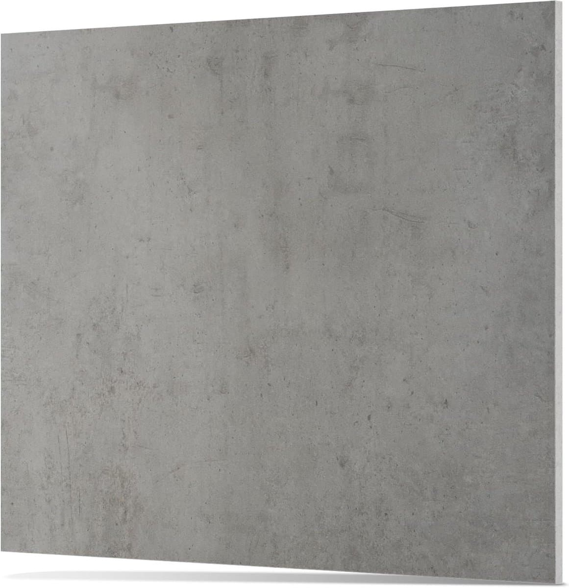 Vaatwasser Frontplaat - Paneel Vaatwasser - Keuken Vernieuwen - Krasbestendig Melamine - 565 x 444 mm - Donker Beton — afbeelding 1