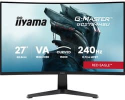 iiyama G-Master GC2784HSU-B1 Red Eagle - 27 inch - Full HD - VA - 240Hz - - Curved - HDMI 2.1, HDR10