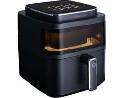 Luchtfriteuse - Airfryer Heteluchtfriteuse - Gezond Koken - Verlicht Kijkvenster - 6 Liter - Zwart