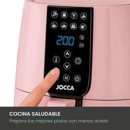 Hete Lucht Frituurpan - Gezond Frituren - Snelle Maaltijden - 12 Voorgeprogrammeerde Menu's - 3.8 Liter - Roze — thumbnail 4