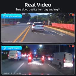 Mosh Stories Dashcam Voor en Achter – Dual Auto Camera met HD Opname - Nachtzicht en Loop Recording - Compacte Auto DVR - 64 GB — thumbnail 2