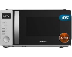 Magnetron met Grill - Compacte Oven - Snel Eten Bereiden - 3DWave Technologie - 20 Liter Inhoud - Zilver