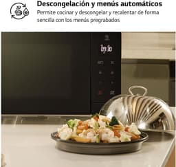Magnetron met grill - Keukenapparaat - Snel koken - Easy Clean Interieur - 30 Liter - Zwart — thumbnail 3
