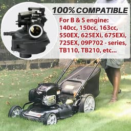 Carburateur Kit - Motor Onderdelen - Grasmaaier Onderhoud - Inclusief Bougie - 8x10x8 cm — thumbnail 5