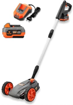 DnA® Grasmaaier Accu - Grasmaaier Elektrisch - Grasmaaier Benzine - Grasmaaier Benzine Zelftrekkend - Grijs/Oranje/Zwart - 55cm x 40cm x 20cm — thumbnail 1