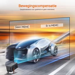 Xnano Mini beamer - Thuisbioscoop- Android 13 -smart projector - native Full HD 1080p - 4K ondersteuning - WiFi 6 - Bluetooth 5.2 - autofocus - auto keystone - Draagbaar en Draadloos met accu - Zwart — thumbnail 4