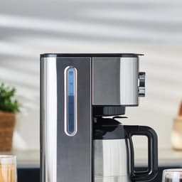 Karaca Series 2303 Steel - Filter Koffiemachine – 1,2L – 12 Kopjes – Thermoskan – Timer – 900W – RVS — thumbnail 5