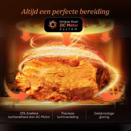 Cosori TurboTower Compact airfryer - Keramische anti-aanbaklaag - Dubbele heteluchtfriteuse - 8.6 liter — thumbnail 5