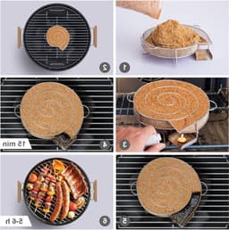 Ronde Rookgenerator van RVS voor Koud Roken, Ideaal voor BBQ, Grill en Rookoven van 18 cm — thumbnail 3