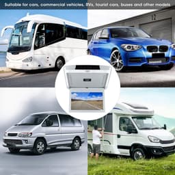 Dailygoody - Autodakmonitor - 11,6-inch HD 1080P TV - Overhead Automonitor - Volledige Kijkhoek - Ondersteunt Afstandsbediening - Geschikt voor A — thumbnail 2