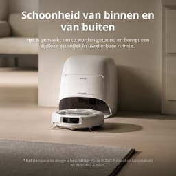 DJI Romo A (Water Tank Version) - Robotstofzuiger met dweilfunctie - Geschikt voor huisdierharen - 25.000 Pa zuigkracht - Obstakeldetectie op millimeter niveau - Transparant design — thumbnail 4