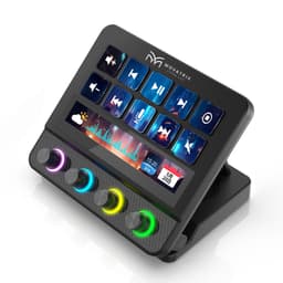 Movatrix Stream Dock N4 Pro – Stream Deck & Macro Keyboard – Programmeerbare Streaming Controller voor OBS, Twitch, YouTube & Editing – USB RGB Macro Pad — thumbnail 2