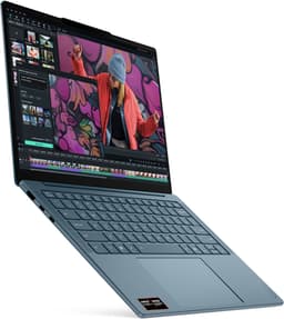 Lenovo Yoga Slim 7 14AKP10 Copilot+ PC AMD Ryzen AI 5 340 Laptop 35,6 cm (14") WUXGA 16 GB LPDDR5x-SDRAM 512 GB SSD Wi-Fi 7 (802.11be) Windows 11 Home Engels Blauwgroen — thumbnail 4