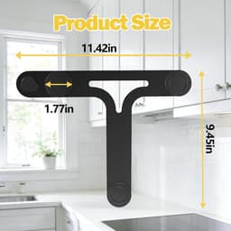 Keukenmachine Glijplank - Apparaat Verplaatsen - Keukenblad Beschermen - Teflon Schuiver - Precisie Pasvorm - Zwart — thumbnail 4