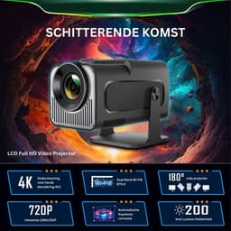 DailySupplies® Mini Beamer - Mini Projector - Mini Beamer Smartphone - Zwart — thumbnail 3