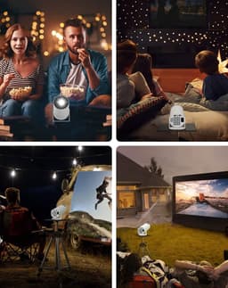 Freestyle design. 4K Ultra HD LED Smart Android 11 Multimedia projector beamer. met WIFI en Bluetooth INCL. De nieuwe H713 Quad-core ARM-Cortex-A53 PROCESOR. — thumbnail 3