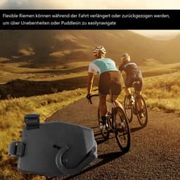 Fiets sleeptouw voor kinderen - 25 m tractietouw - fiets treksysteem voor kinderen - mountainbike en fietsen - stretch trekgordel — thumbnail 2