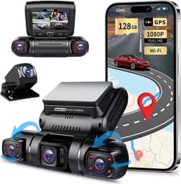 Luxe Dashcam - Voor Auto - Lens Dashcam - Autocamera - Loop Recording - Nachtzicht - 080P Full HD - 256GB - 150° groothoek — thumbnail 1