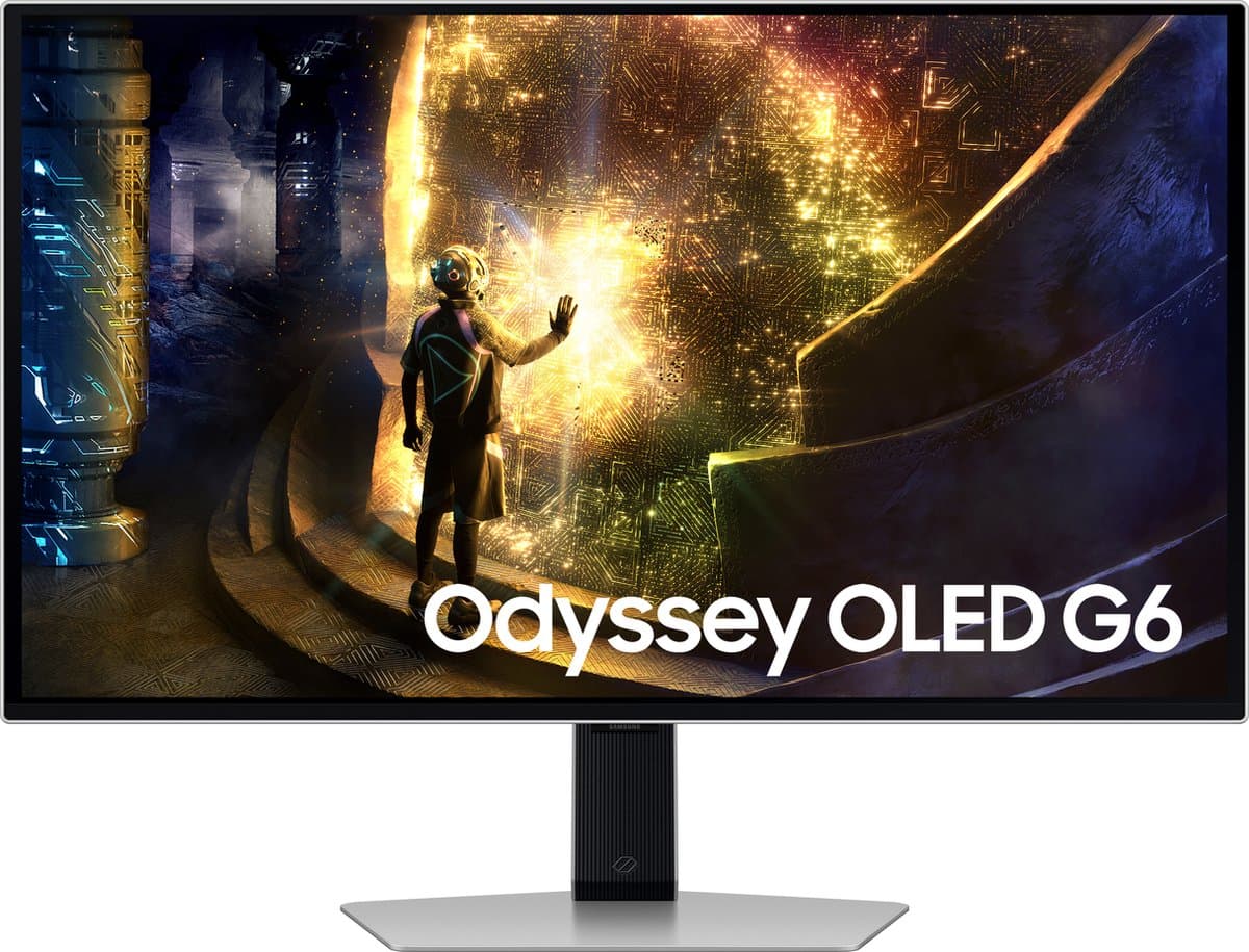 Samsung Odyssey G6 LS27DG612SUXEN - QHD OLED Gaming Monitor - 240Hz - 27 Inch — afbeelding 1