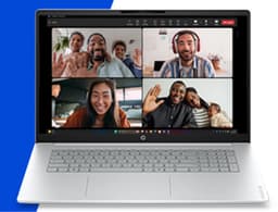 HP OmniBook 3 17-dp0750nbx - Laptop - 17.3 inch - Ryzen 5 - 16GB/512GB - azerty — thumbnail 4