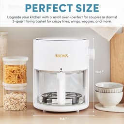 Glazen heteluchtfriteuse en convectieoven met 360 graden Crisp Technologie — thumbnail 3