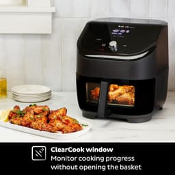 Airfryer Oven 6-in-1 met ClearCook Venster en Digitaal Touchscreen - 6 Kwart Capaciteit — thumbnail 4