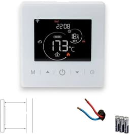 Thermostaat | Wifi opbouw | CV ketel | Touchscreen | 2-draads | Wit — thumbnail 1