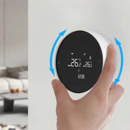Thermostaat | WiFi Tuya Touchscreen | 433MHz ontvanger | Opbouw | Voor CV | Wit — thumbnail 2