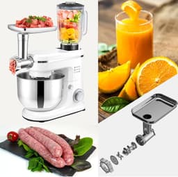 Keukenmachine - Keukenapparaat - Bakken en Koken - 3-in-1 Multifunctioneel - 6L Kom — thumbnail 5