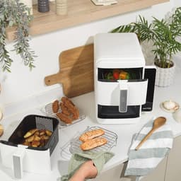 Verticale Airfryer 9L Digitaal Stapelbaar - Ruimtebesparend en Gezond Frituren — thumbnail 2