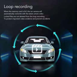 Full HD Dashcam met 3,16 Inch Display en 360 Graden Roterende Lens — thumbnail 2