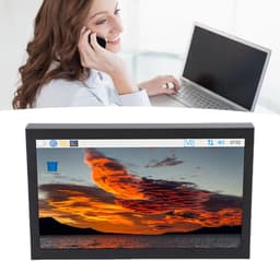 Extern Beeldscherm - Extra Monitor - Werk Efficiënt - Hoge Definitie - 7 Inch - Zwart — thumbnail 5