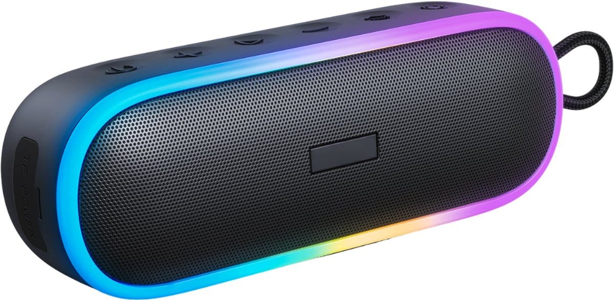 Delmark Draadloze Bluetooth Speaker - 20W Stereo - RGB Verlichting - IPX7 Waterdicht - Tot 20 uur Speeltijd — afbeelding 1