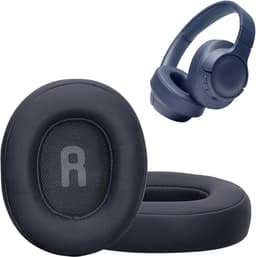 kwmobile 2x oorkussens geschikt voor JBL Tune T760NC / T750BTNC / T710BT / T700BT - Earpads voor koptelefoon in donkerblauw — thumbnail 4