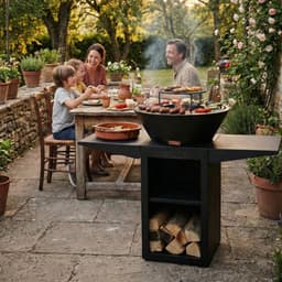ASH - Phoenix - XXL - Plancha barbecue met grillring - Buitenkoken - Plancha BBQ - Plancha Bakken - Zwart - Grillring - Extra groot — thumbnail 5