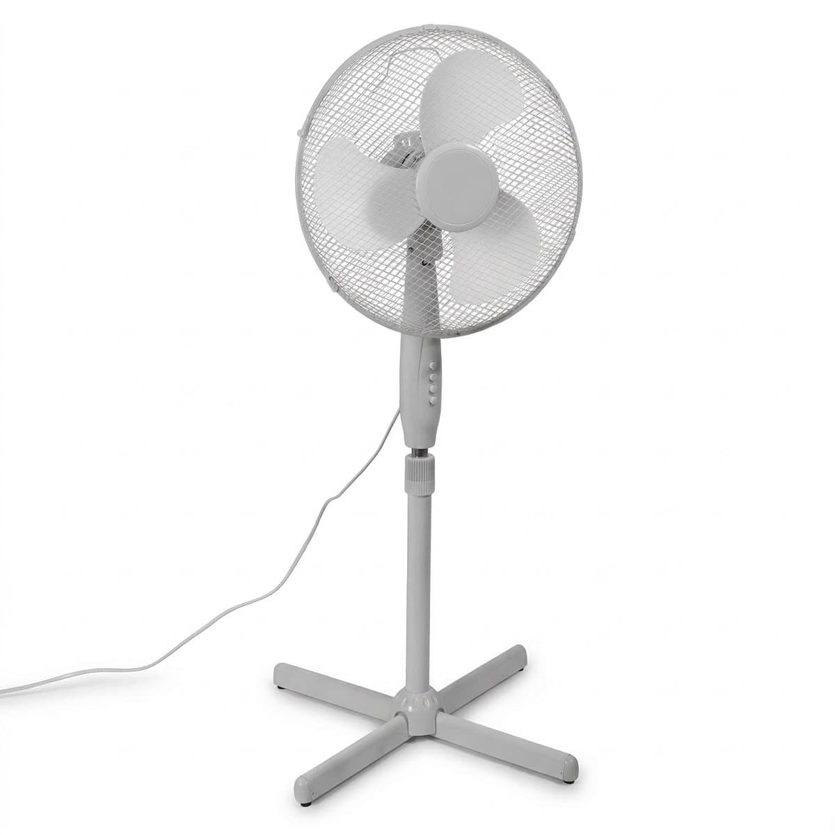 Lomera Staande Ventilator - Statiefventilator - Vloerventilator - Ventilator Staand - Staande Waaier - Ventilator op Voet - Voetventilator - Ventilator met Zwenkfunctie - Oscillerende Ventilator - Ventilator met Draaifunctie — afbeelding 1