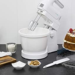 Keukenmixer - Mixer - Bakken en Koken - Zelfnivellerende Kom - 3.5 Liter Capaciteit - Wit — thumbnail 5
