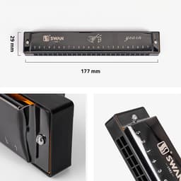 Diatonische harmonica 24 Tremolo - mondharmonica - C-majeur - 48 gaats — thumbnail 2