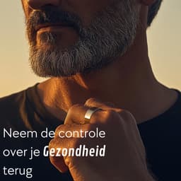 Focus® S1 Smart Ring - Rose gold - Maat 9 - Hartslag - Menstruatiecyclus - Slaap Monitor - Slimme Ring - Sport Prestatie - Stappenteller -IP68 Waterdicht - O2 Meting - Dames - Heren - Wearables - Oplaad Case - beschermring — thumbnail 4