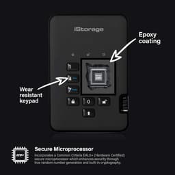 Beveiligde Draagbare SSD 512GB met Hardwareversleuteling en PIN-toegang — thumbnail 5