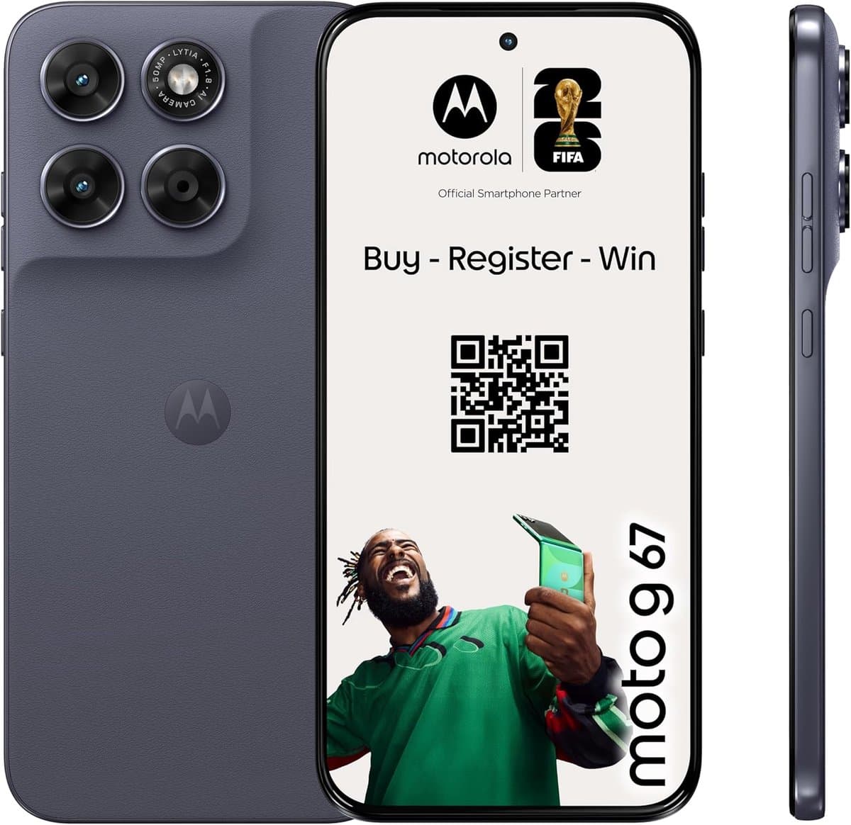 Motorola Moto G67 Serie - Smartphone - 5G - Arctic Seal - 6.78 inch — afbeelding 1