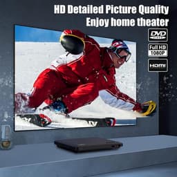 DVD Speler met HDMI - Blu Ray Spelers - Externe DVVD Speler Compact — thumbnail 5