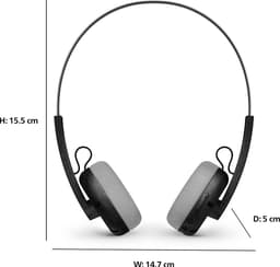 PHILIPS CENTURY RANGE The Ringo TAH2000 Draadloze on-ear koptelefoon - multipoint aansluiting - Retro Look - Light Weight - Zwart — thumbnail 2