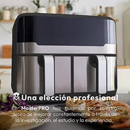 900W Hot Air Fryer 9L met LED Touch Screen en 11 functies | Dubbele friteuse — thumbnail 3