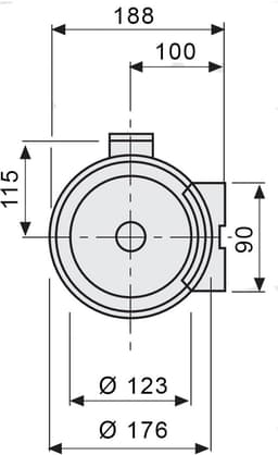 Soler & Palau TD-Mixvent Buisventilator - 26W - 240V AC - 330 m³/h - 28dB - IP44 - TD-350/125 — thumbnail 3